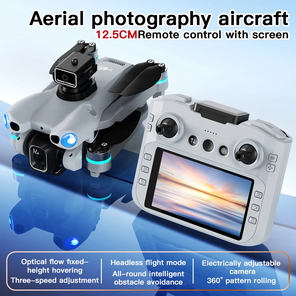 โดรน AE5 Pro 8K HD หน้าจอ 4.5  - Drone Kit Tricopter บทวิจารณ์และราคา