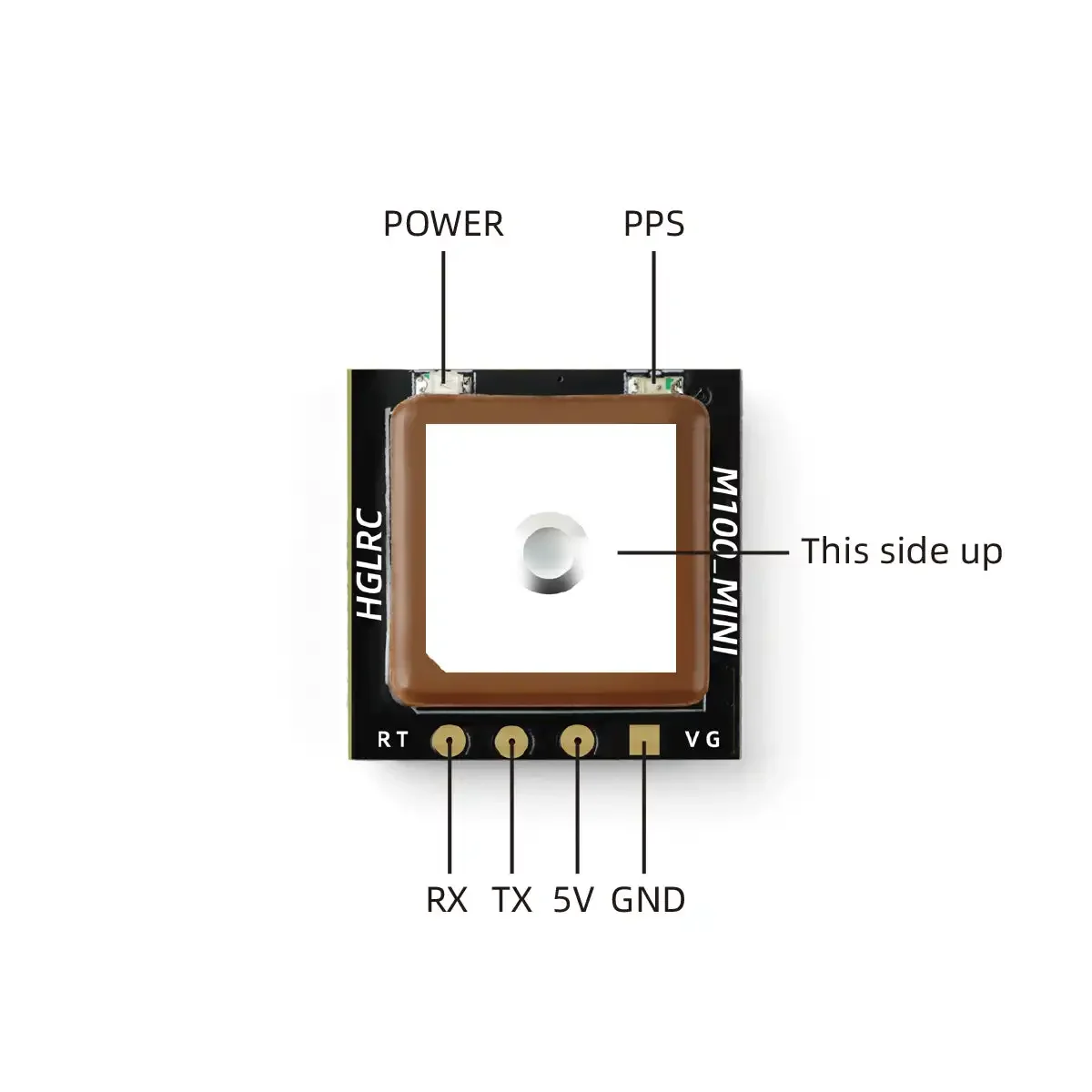 HGLRC M100 มินิ GPS โมดูล M10  - Drone Kit Fpv บทวิจารณ์และราคา